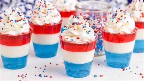 4th Of July Jello Shots Amandas Cookin Patriotic