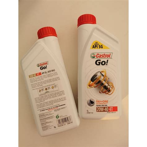 Castrol Go T Oil W T Activ Essential Sae Api Sg Ma