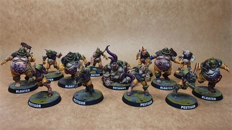 Nurgle Blood Bowl Team Rminipainting