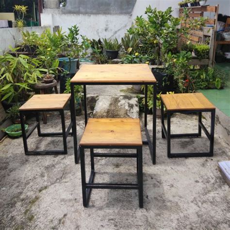 Jual Set Meja Cafe Meja Makan Resto Kayu Jati Belanda Meja