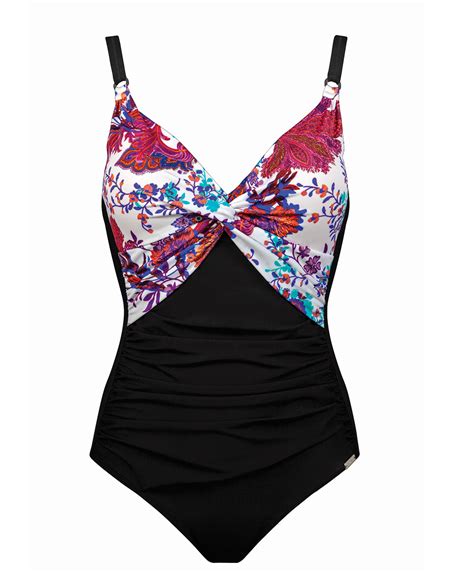 Maillot De Bain Pi Ce Gainant Sans Armatures Twist Kal Idoscope