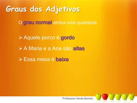 Graus Dos Adjetivos Ppt