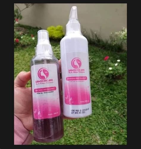 Shampo Dan Hair Tonic Anti Ketombe Drw Skincare Untuk Menghilangkan