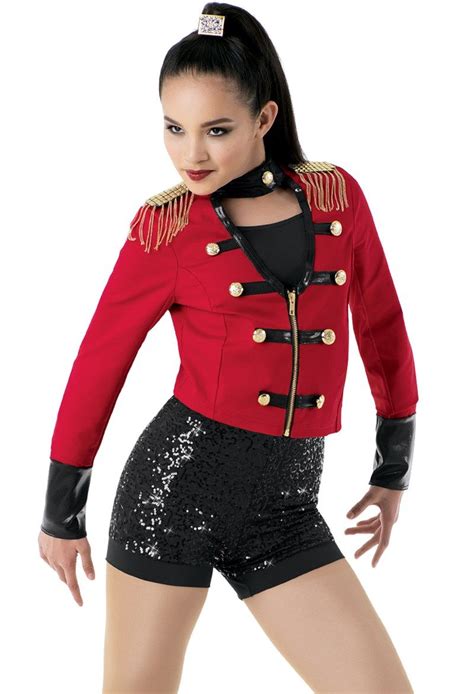 Weissman® Majorette Jacket With Biketard Dance Outfits Dance