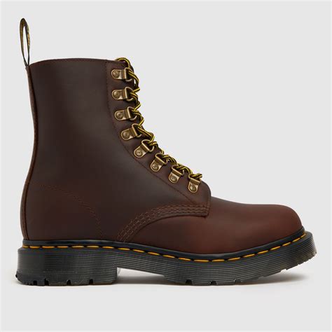 Dr Martens Brown 1460 Snowplow Boots Shoefreak