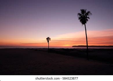 Stunning Ocean Sunset Coronado Beach San Stock Photo 584523877 ...