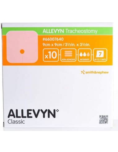 Allevyn Tracheostomy Medicazione Idrocellulare Non Adesiva Per