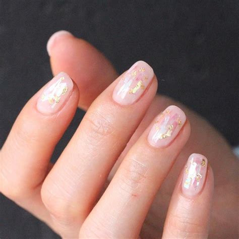 Glass Nail Art Trendy Nail Art Chic Nail Art Korean Nail Art