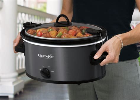 Customer Reviews: Crock-Pot Cook & Carry 5-Quart Slow Cooker Metallic SCCPVL500-MC - Best Buy