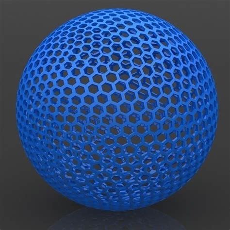 Hexagonal Sphere V2 3d Model 3d Printable Cgtrader