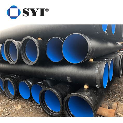 ISO 2531 Dci Pipe Class K7 K9 100mm 500mm Water Pressure Ductile Cast