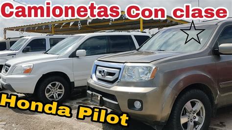 Honda Pilot Camionetas Familiares Tianguis De Autos Usados El