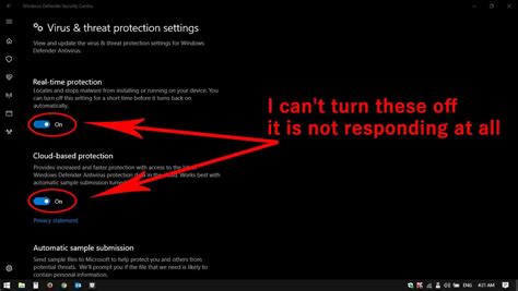 How To Turn On Or Off Microsoft Defender Antivirus In Windows 10 Page