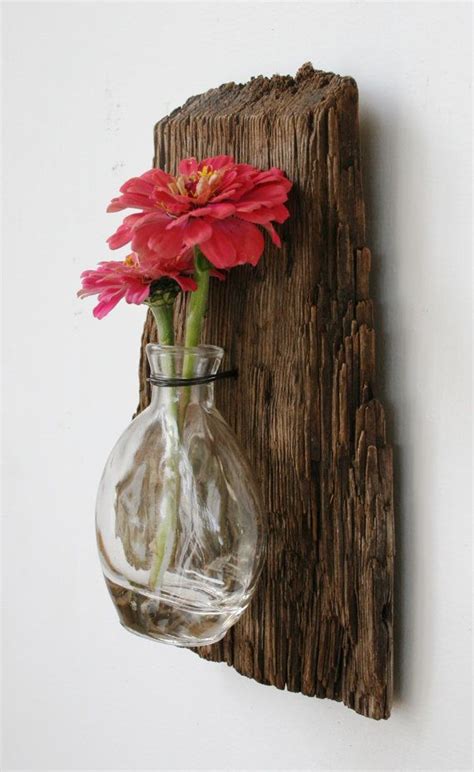 Driftwood Reclaimed Wood Vase Rustic Home Decor Beach Home Etsy