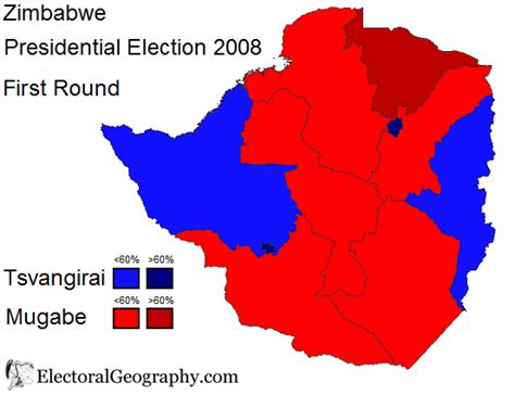 Zimbabwe Presidential Election 2008 Electoral Geography 20