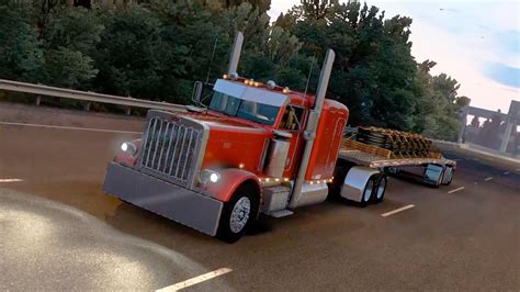 Peterbilt 379 Blue Line Wilson Flatbed Slav Cummins Big Cam NTC 195