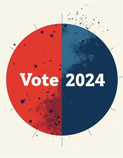 Le Concept Des élections Américaines De 2024 Image Générée à Base Dia