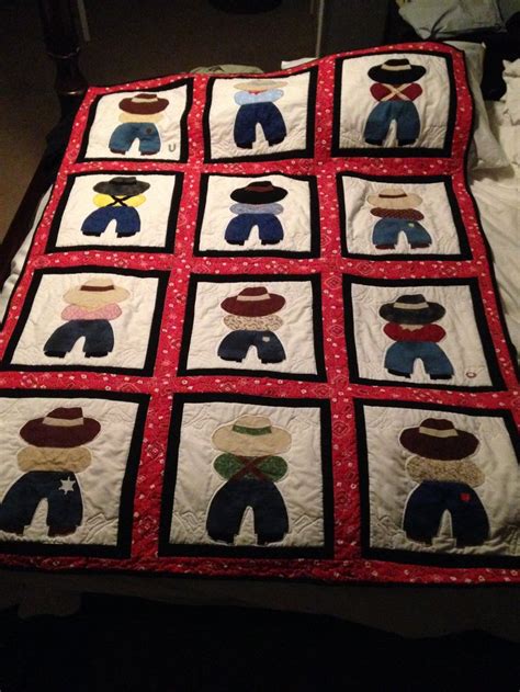 My Version Of A Cowboy Baby Quilt Baby Quilts Cowboy Quilt Cute Quilts