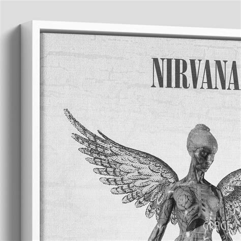 Nirvana in Utero Poster Nirvana Canvas Album Cover Poster - Etsy