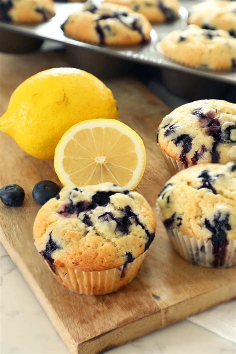 Lemon Blueberry Muffins Artofit