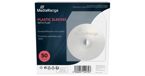 Mediarange Cd Dvd Plastikh Llen Schutzh Lle St Ck Bulk