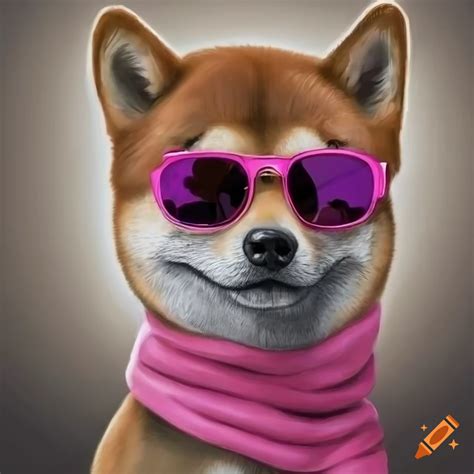 Hyper Realistic Portrait Of A Stylish Shiba Inu On Craiyon