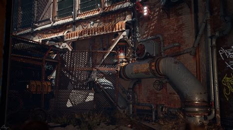 Rusty Sci Fi Mining Facility Environment Breakdown Games Artist