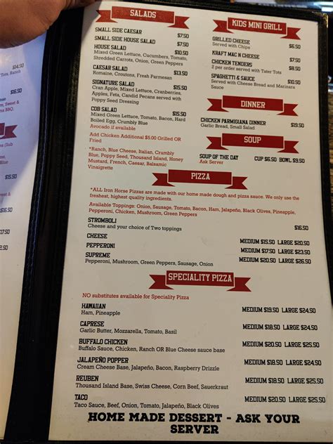 Iron Horse Grill, Morristown - Menu, Reviews (61), Photos (32