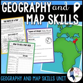 Geography and Map Skills Activities by The Teacher's Prep | TpT