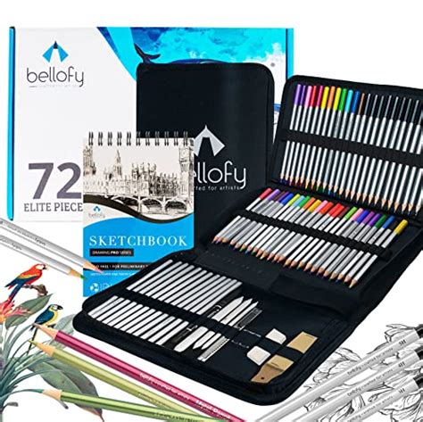 Bellofy Pack Drawing Kit With Sheets Drawing Pad Art Supplies