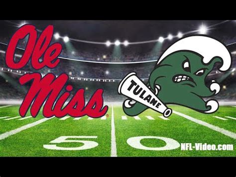 2023 College Football Ole Miss Vs Tulane Full Game YouTube