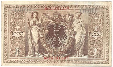 Reichsbanknote Mark Ro D Banknoten Und Geldscheine