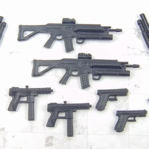 Custom Weapons Scale For Figures Rifle Shotgun Machine Pistol