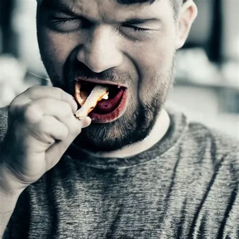 Man Taking A Big Bite Out Of A Juicy Hamburger Stable Diffusion OpenArt