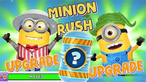 Minion Rush Baker Upgrade Maxed Level And Snakey Stuart Upgrade Level 8