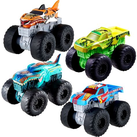 Hot Wheels Roarin Wreckers 1 43 Scale Vehicle 2024 Mix 2 Case Of 4