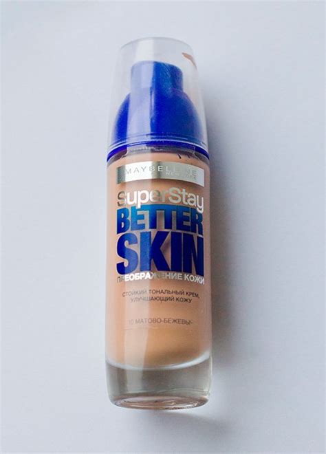 Новый тональный крем Maybelline Better Skin: первые впечатления ...