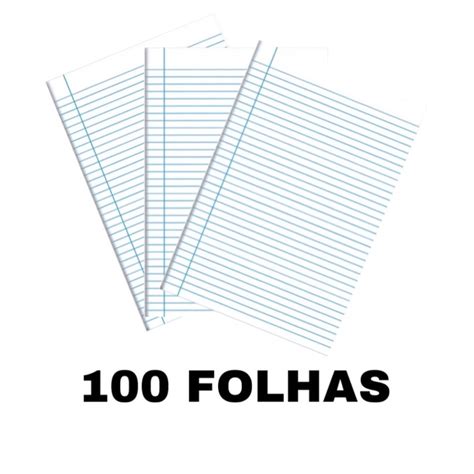 Papel Folha De Alma O Pauta E Margem Folhas Shopee Brasil