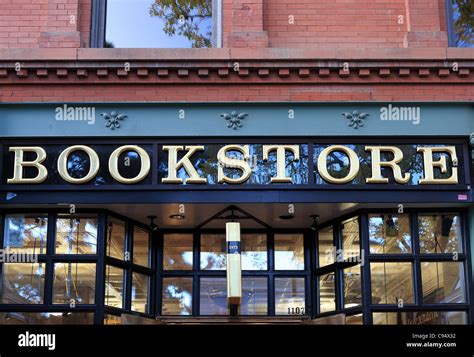 A Bookstore Sign Stock Photo Alamy