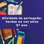 Atividade de português Verbo transitivo direto e indireto 8º ano