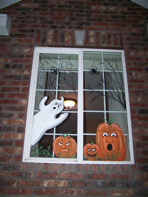 Window painting / Window art | Diy halloween window decorations, Diy ...