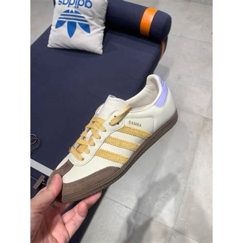 Adidas Samba Og 焦糖 奶油 麂皮 復古 休閒鞋 女鞋 Ie0875 蝦皮購物