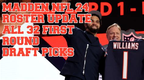 Madden Nfl 24 All 2024 First Round Draft Picks Roster Update