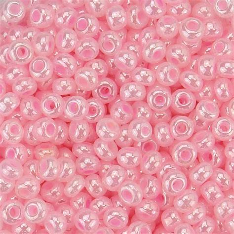 Rocailles opal Ø 2 6 mm rosa online kaufen Aduis