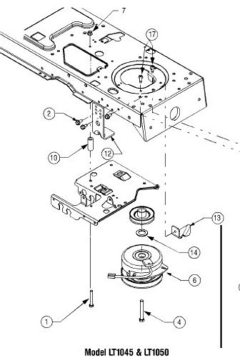 Cub Cadet Lt Parts Diagram Cub Cadet Lt Mower Deck D