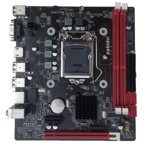 Zebion Intel H55 Chipset DDR3 Micro-ATX Socket 1156 Motherboard – 2 ...