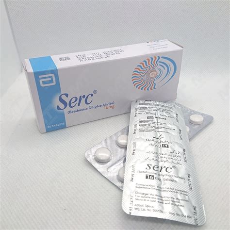 Serc 16mg (betahistine Dihydrochloride) in Pakistan- Memon Traders