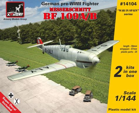 Armory Models Messerschmitt Bf A B German Pre Wwii Fighter