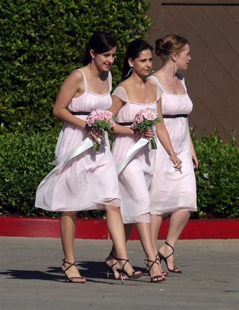 Sarah Michelle Gellar wore pink as a bridesmaid in her pal's August ...