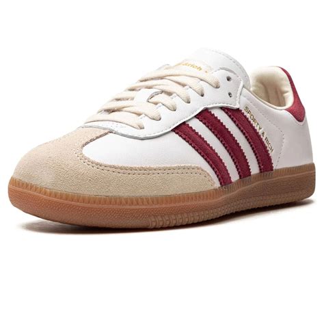 Adidas Samba Og X Sporty And Rich White Core Burgundy — Kick Game